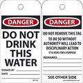 Nmc TAGS, DO NOT DRINK THIS WATER,  RPT133G